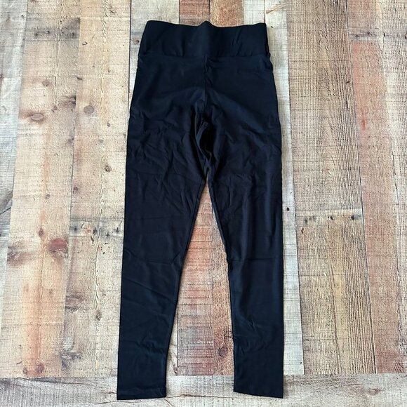 Asos black high rise leggings with deep waistband women's 6 - Picture 1 of 9